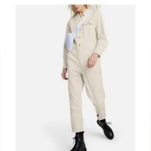 SANDY LIANG Women's Jumpsuit Denim Romper Cotton Twill Five Pocket size 2